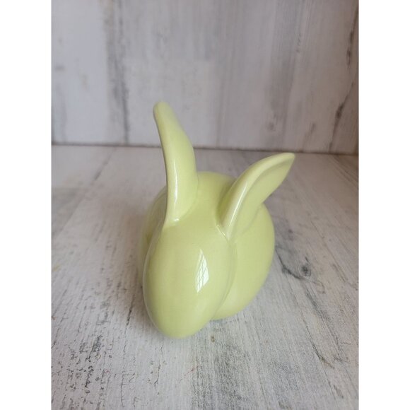 Small Easter light green bunny rabbit home decor - Picture 2 of 5